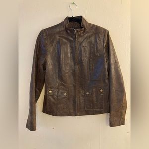 Vintage Genuine Leather Alfani Jacket